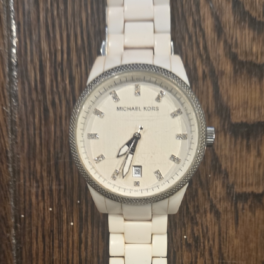 Michael Kors White Wearable Watch